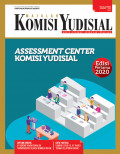 Majalah Komisi Yudisial : Media Informasi Hukum dan Peradilan